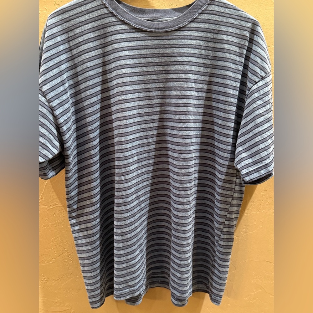 XL Blue Striped Women’s Canyon River Blues T-Shirt - Picture 7 of 9